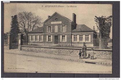 27 - Acquigny - La mairie - animée