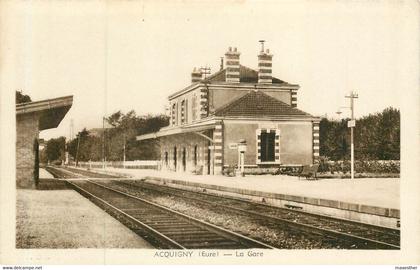 ACQUIGNY la gare