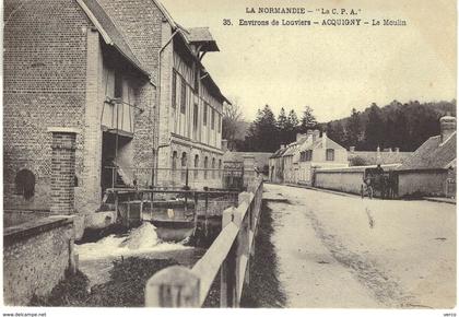 Carte POSTALE Ancienne de  ACQUIGNY - Le Moulin