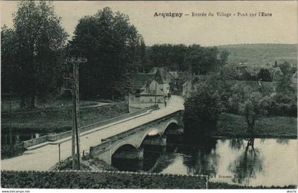 CPA ACQUIGNY - Entrée du Village (160454)