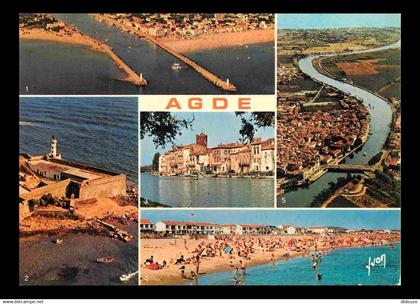 34 - Agde - Multivues - CPM - Voir Scans Recto-Verso