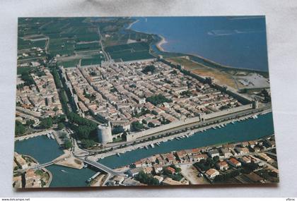 Cpm, Aigues Mortes, vue aérienne, Gard 30