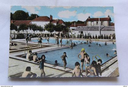 Cpm, Aillant sur Tholon, la piscine, Yonne 89