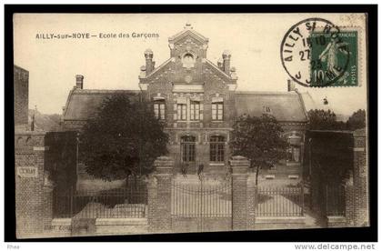 80 Ailly-sur-Noye ecole des garcons D80D K80010K C80010C RH105144