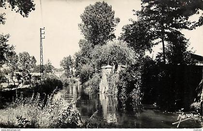 somme - ref-A810- ailly sur noye - bords de la noye -  carte bon etat -