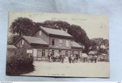 Cpa 1925, Aire sur la Lys, vue de la gare, Pas de Calais 62