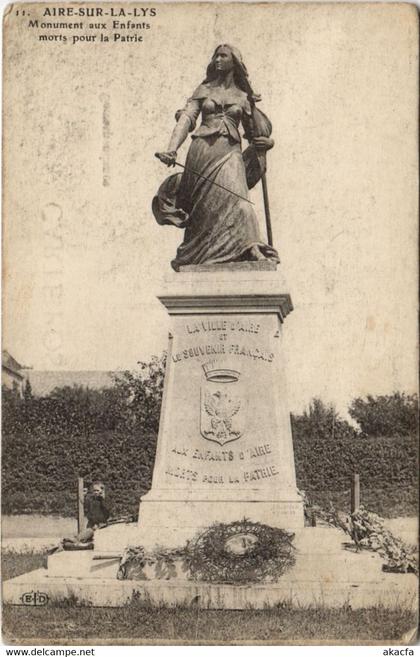 CPA AIRE-sur-la-LYS-Monument aux Enfants morts pour la Patrie (46233)