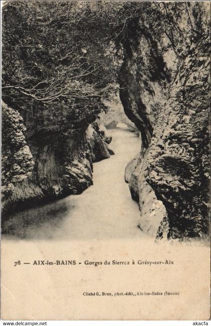 CPA AIX-les-BAINS GRESY-sur-AIX - Gorges du Sierroz a Gresy-sur-Aix (1194232)