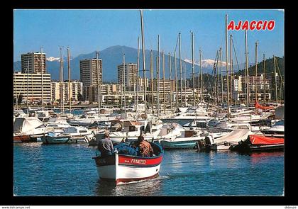 20 - Ajaccio - Le Port - Flamme Postale de Ajaccio - CPM - Voir Scans Recto-Verso