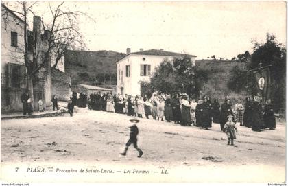 CPA Carte Postale France Piana Procession de Sainte Lucie  Les Femmes  VM77928ok