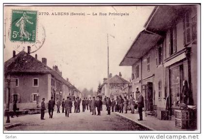 73 , ALBENS , La rue principale