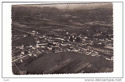 carte 1945 ALBENS VUE GENERALE AERIENNE