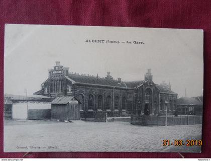 CPA - Albert - La Gare