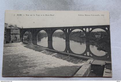 Cpa 1905, Albi, vue sur le Tarn et le pont Neuf, Tarn 81