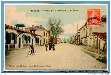 82 - ALBIAS -- Grande route Nationale - Les Ecoles