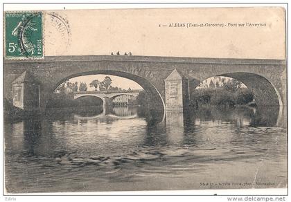 ---82 ----  ALBIAS  pont sur l'aveyron - TTB