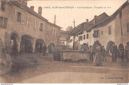 CPA 74 ALBY SUR CHERAN LES PORTIQUES