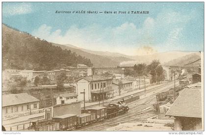 Ales : gare et pont de Tamaris