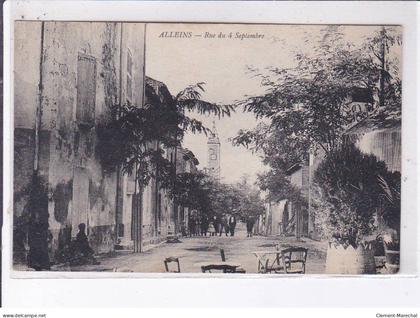 ALLEINS: rue du 4 septembre - très bon état