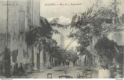 / CPA FRANCE 13 "Alleins, rue du 4 septembre "