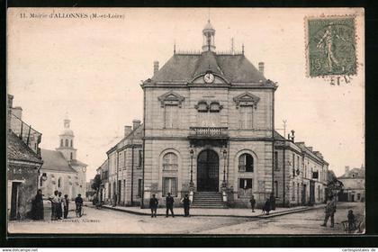 CPA Allonnes, Mairie d`Allonnes