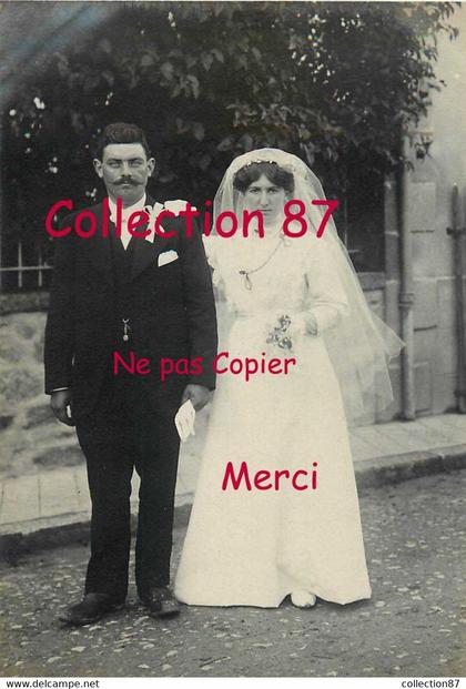 87 ☺♣♣ AMBAZAC < MARIAGE de Jean RAYNAUD et ANNE ROUZIER  le 13 Juin 1914 Mariés à AMBAZAC - GENEALOGIE DETAILLÉE