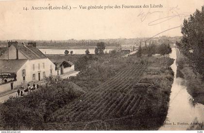 ANCENIS VUE GENERALE PRISE DES FOURNEAUX DES LEARDS