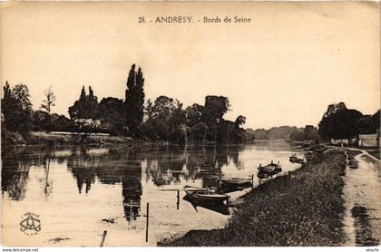 CPA ANDRESY - Bords de SEINE (102895)