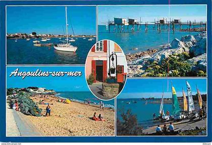 17 - Angoulins sur Mer - Multivues - Plage - Carrelets - CPM - Voir Scans Recto-Verso