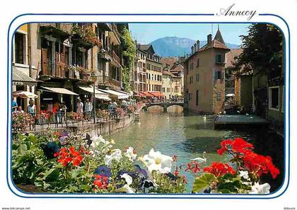 74 - Annecy - Le vieil Annecy - Le Canal du Thiou - Fleurs - CPM - Voir Scans Recto-Verso