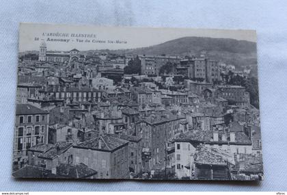 Annonay, vue du coteau sainte Marie, Ardèche 07