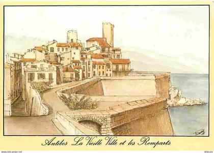 06 - Antibes - La Vieille Ville et les Remparts - CPM - Voir Scans Recto-Verso