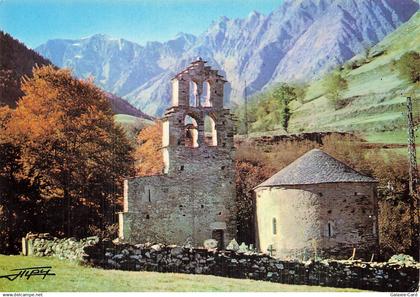 65 ARAGNOUET EGLISE DES TEMPLIERS AU PLAN D ARAGNOUET