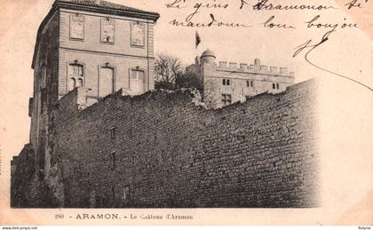 aramon - le château d'aramon