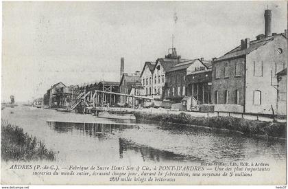 Ardres - Fabrique de Sucre Henri Say & Cie, à Pont-d'Ardres