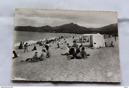 Cpm, Argeles sur mer, la plage, Pyrénées orientales 66