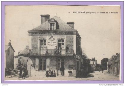 53 - ARGENTRE --  Place de la Bascule