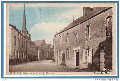 53 - ARGENTRE --  Route de Montsurs