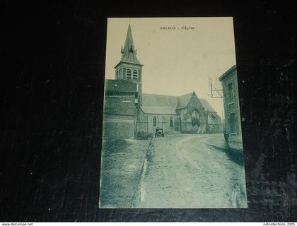 ARLEUX - L'EGLISE  - VOITURE ET UN PASSANT - 59 NORD (C.U)