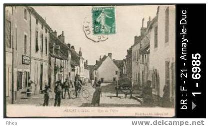 21 Arnay-le-Duc - ARNAY le DUC - Rue de Dijon - rue de dijon - cpa -  /  D21D  K21023K  C21023C