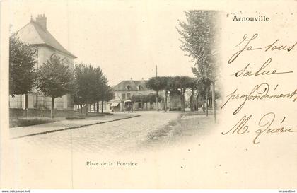 ARNOUVILLE LES GONESSES place de la fontaine