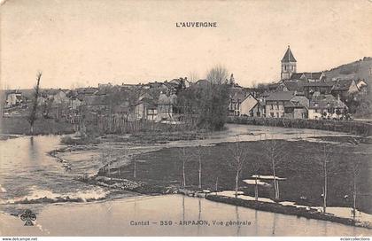 Arpajon sur Cère      15        Vue générale      (voir scan)