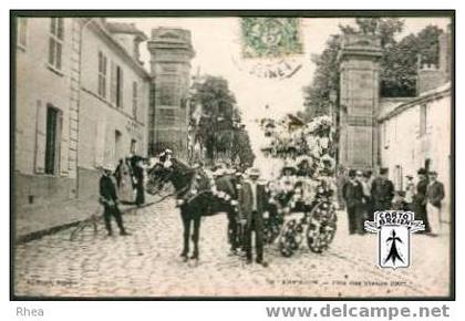 91 Arpajon - 2. ARPAJON - Fête des Fleurs 1907 - cpa