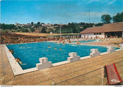 / CPSM FRANCE 64 "Arthez de Béarn, la piscine"