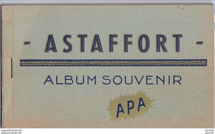 B19-47) ASTAFFORT -  ALBUM SOUVENIR - CARNET COMPLET DE 8 CPA -  EDITEUR APA ALBI - ( 3 SCANS )