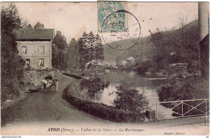 ATHIS de-l'ORNE -61- Vallée de la Vère - la Martinique - Attelage - D 2638