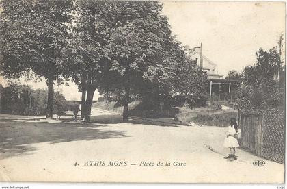 CPA Athis-Mons Place de la Gare