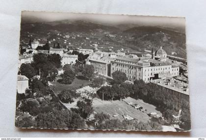 Cpm, Aubenas, le champ de Mars, l'hôpital, Ardèche 07