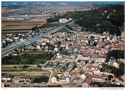 AUBERGENVILLE  VUE GENERALE AERIENNE