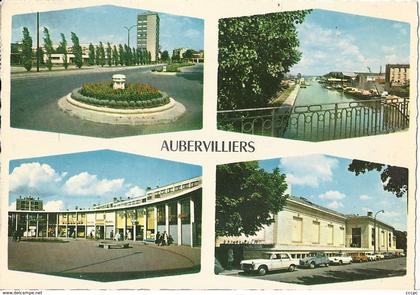 CPSM Aubervilliers vues multiples